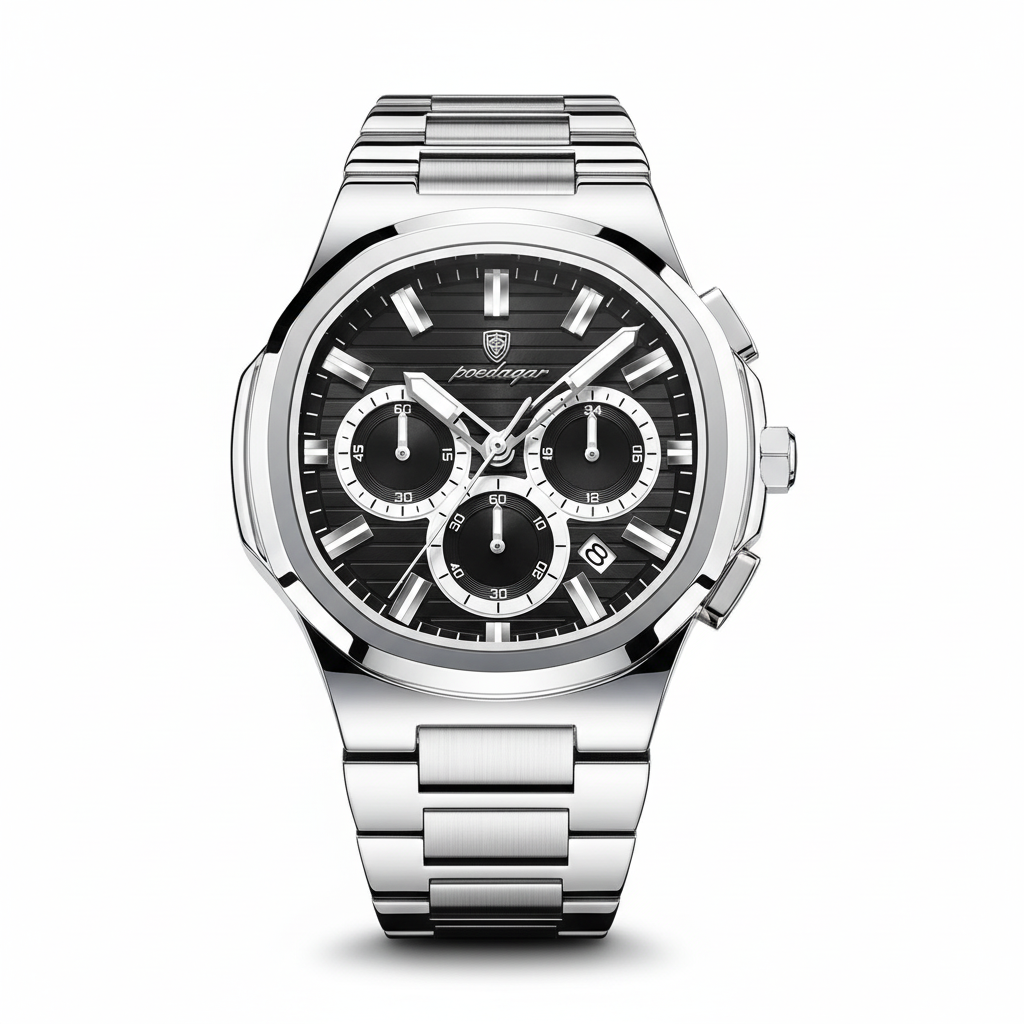 Black chronograph