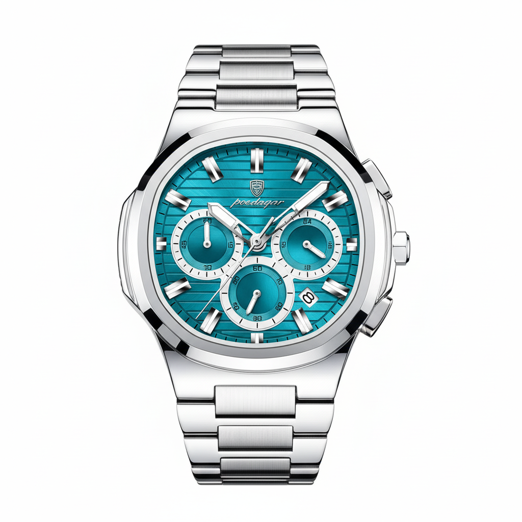 Turquoise chronograph